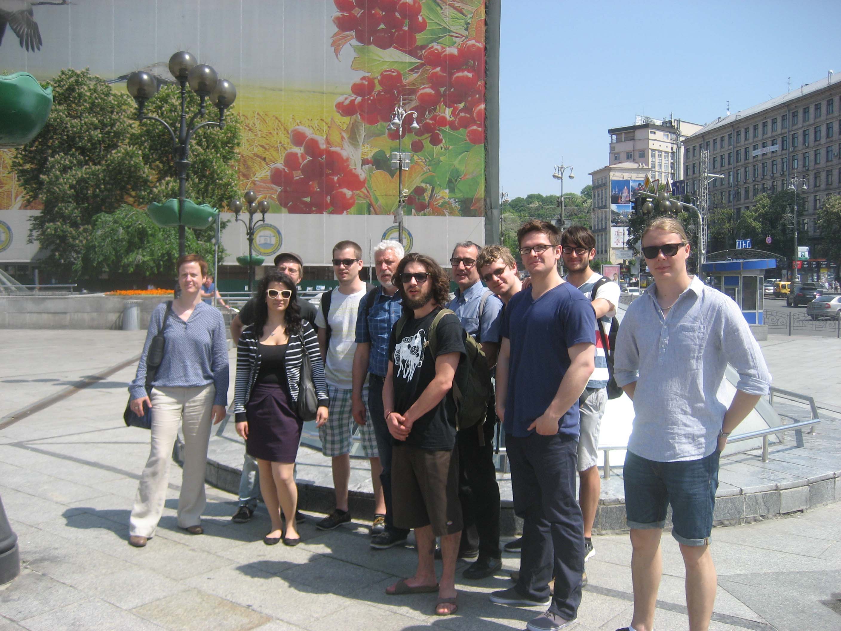 Gruppenfoto am Maidan